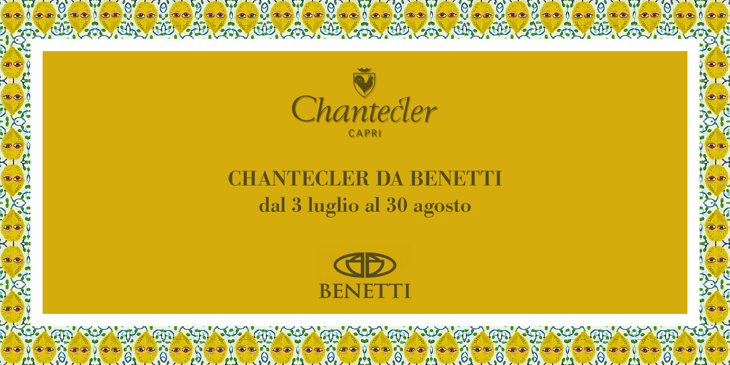 Testata news pop-up store di Chantecler a Verona Chantecler da Benetti: il pop-up store in Piazza delle Erbe