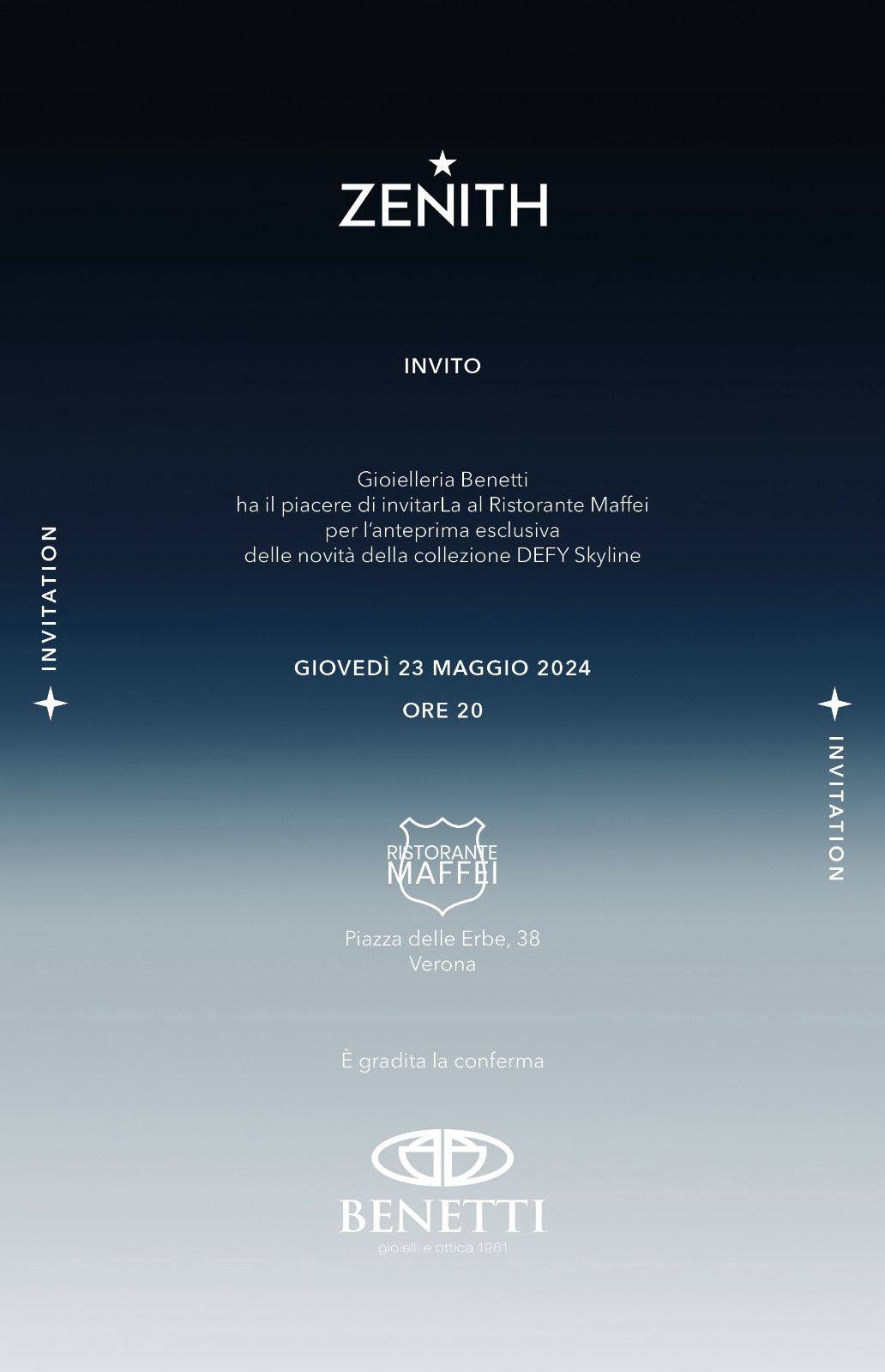 Evento Zenith23 maggio