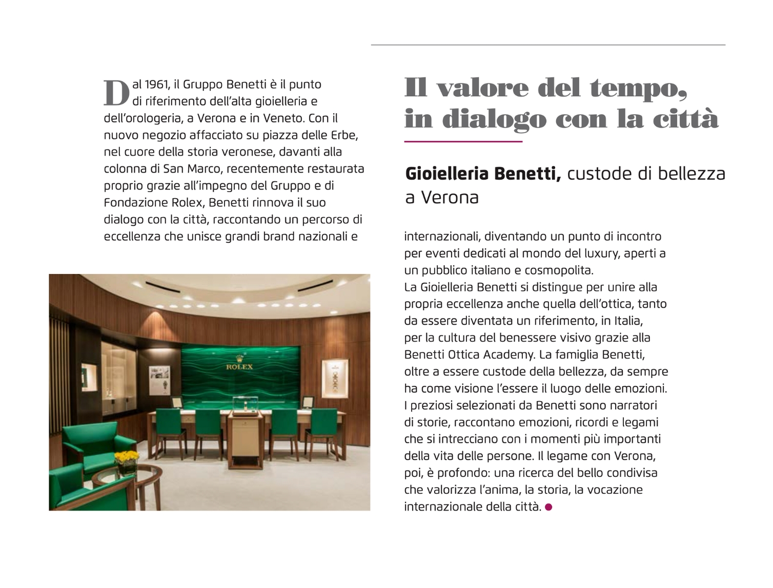 Stilè dicono di noi benetti 