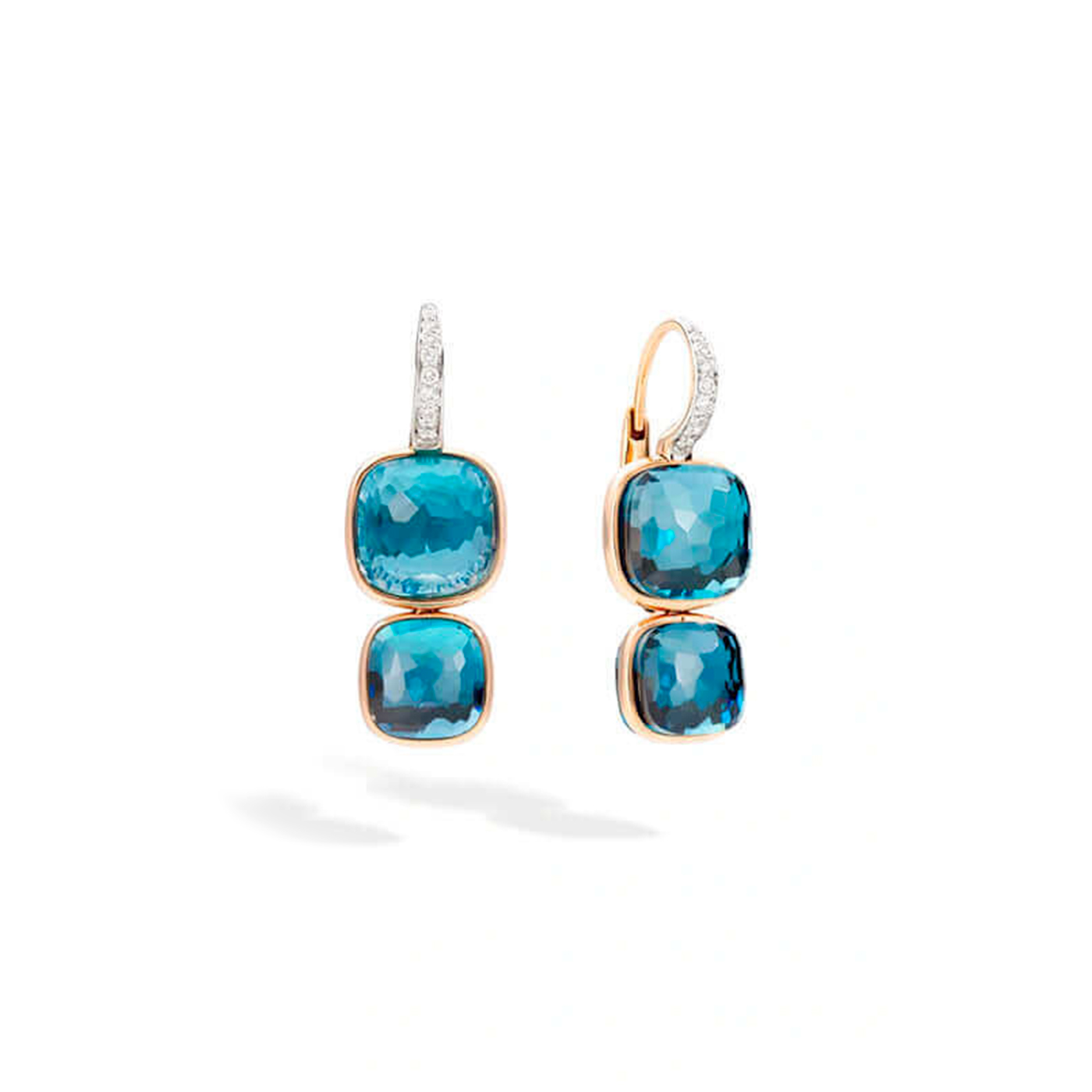 Orecchini In Oro Con Tormalina Verde Benedito