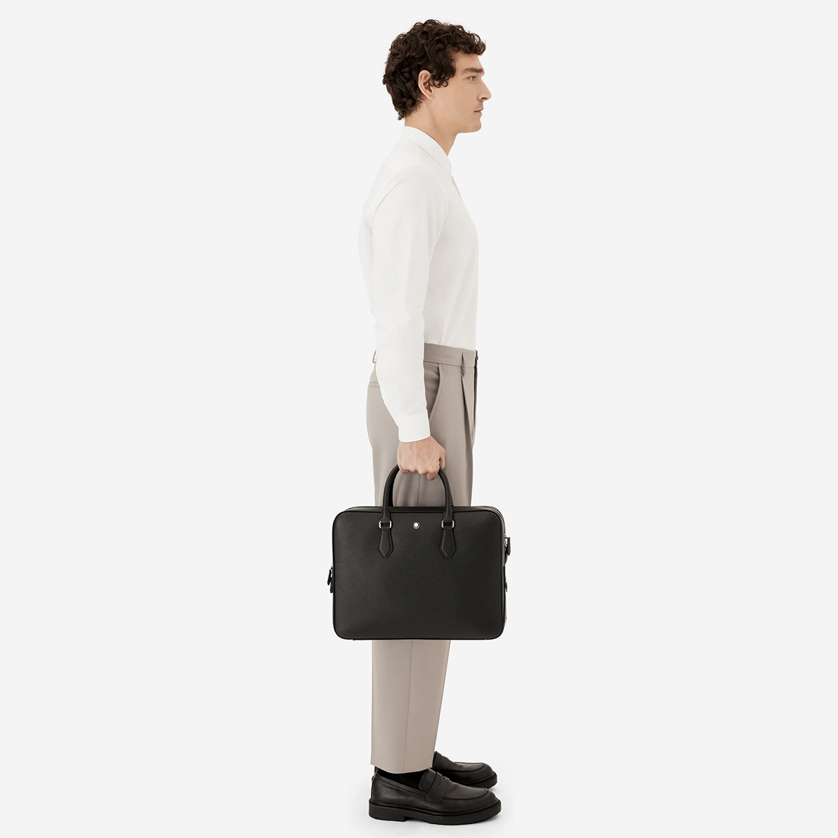 Borsa portadocumenti Sartorial Grande - BLACK MONTBLANC