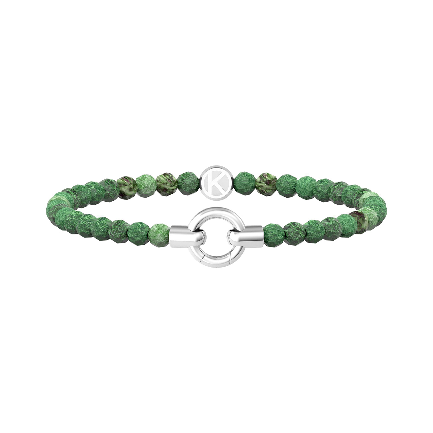 Bracciale in acciaio 316L agata Mamanonmama