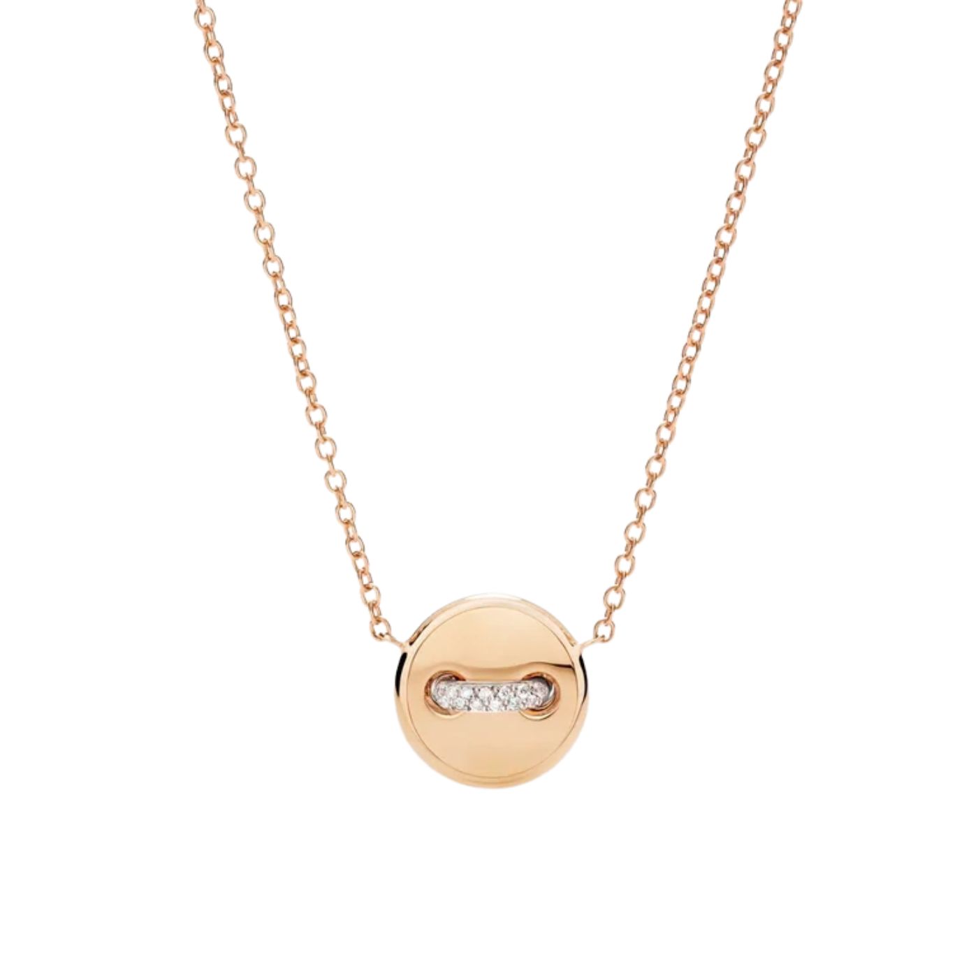 Collana Con Pendente Reversibile Pom Pom Dot