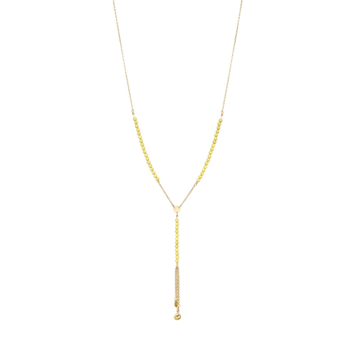 Collana rosario con Pepite di Zirconi Milky