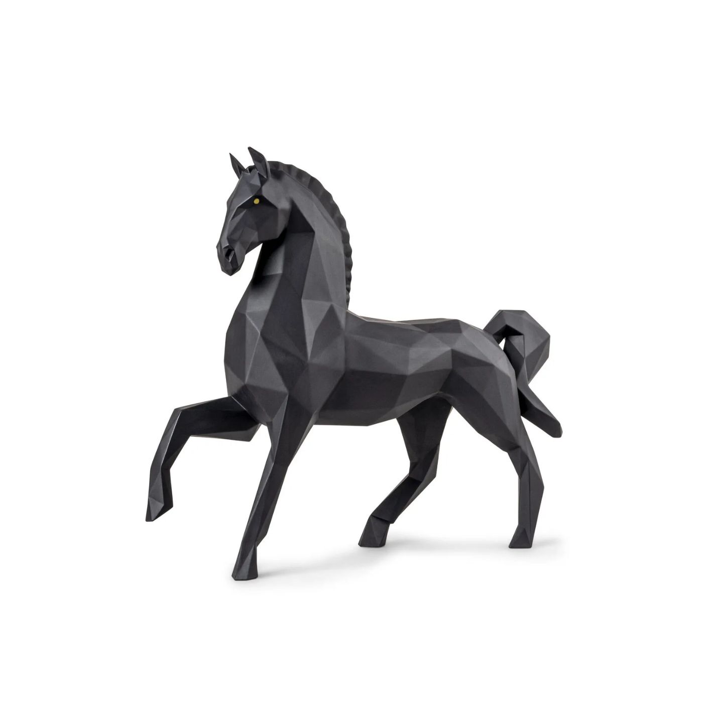 Scultura Cavallo Nero opaco