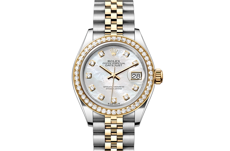 rolex lady datejust 28 indossato