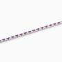 Bracciale tennis con rubini sintetici