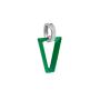 Orecchino singolo Uali Metallic Green 