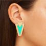 Orecchini Rhea Aqua Green