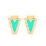 Orecchini Rhea Aqua Green