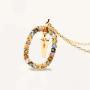 Collana con lettera V