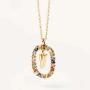 Collana con lettera V