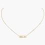 Collier Femme Or Jaune Diamant Baby