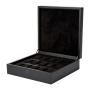 British Racing 15 Piece Watch Box - Black