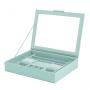 Sophia Jewelry Box with window - Jade