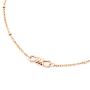 Bracciale nodo oro rosa 9k