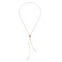 Collana Iconica oro rosa con Granati Piropo