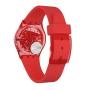 Orologio Rosso Bianco