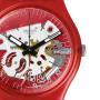 Orologio Rosso Bianco