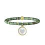 Bracciale elastico con ciondolo Cuore Mamma migliore del mondo