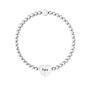 Bracciale elastico figlia con ciondolo cuore