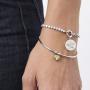 Bracciale rigido in acciaio taglia s