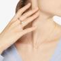 charm cuore 9K OR smalto bianco