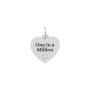 Ciondolo cuore con scritta one in a million