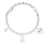 Bracciale regolabile con ciondolo scarpette
