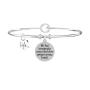 Bracciale rigido con ciondolo mamma