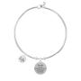 Bracciale rigido con ciondolo amica