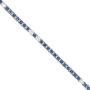 Bracciale tennis zaffiri e brillanti