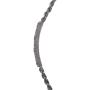 Bracciale in argento con diamante nero