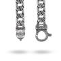 Bracciale in argento con diamante nero