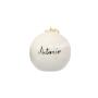 Pallina Frase Decoro Oro Con Nome