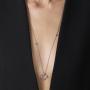 Collana in acciaio con catena forzatina