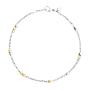 Bracciale Mini Granelli Argento & Oro Giallo