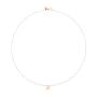 Collana Mini Cuore Oro Rosa