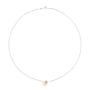 Collana Cuore Oro Rosa & Argento