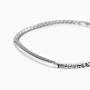 Bracciale uomo con catena e piastra