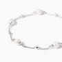Bracciale in argento con perle conchiglia