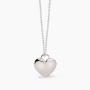 Collana in argento con ciondolo cuore