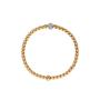 Bracciale morbido oro giallo e diamanti