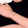 Bracciale Together Oro Rosa e Diamanti Bianchi 