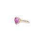 Anello Oro Rosa Zaffiri e Diamanti
