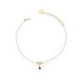 Bracciale mini cuore e punto luce