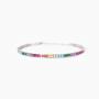 Bracciale tennis con zirconi multicolor