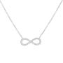 Collana Girocollo Oro Bianco e Diamanti