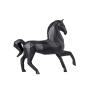 Scultura Cavallo Nero opaco