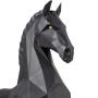 Scultura Cavallo Nero opaco